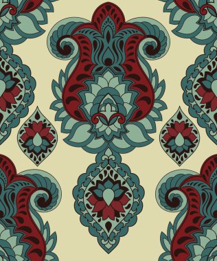 Dikişsiz desen desenli