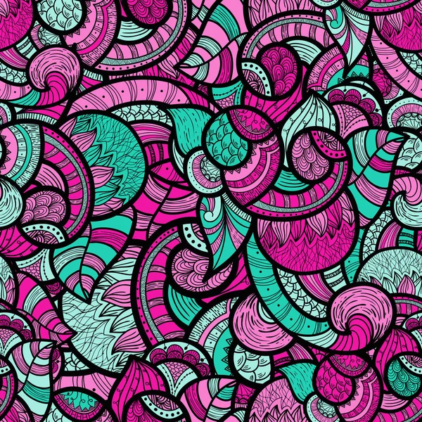 Patrón Paisley sin costura — Vector de stock