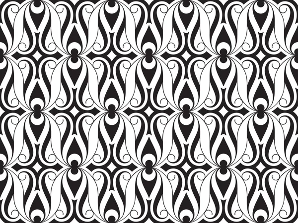 Black and White Pattern — Stock Vector