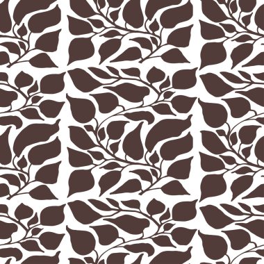 Vektörsüz Çiçeksiz Duvar Kağıdı, kare yapraklar bileşimi