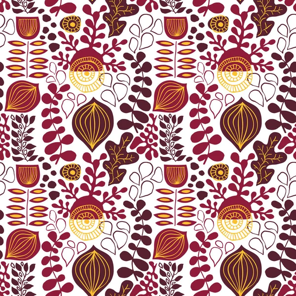 민족인 Seamless Pattern 부족의 아프리카 상징을 가지고 스타일의 — 스톡 벡터