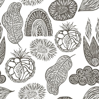 Dehşet Tasarım Elementleriyle Kusursuz Yay Deseni. Duvar Kağıdı, Deseni, Yazdırma, Kart vs. için Orijinal Tasarım