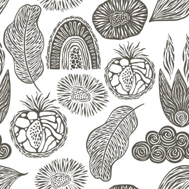 Dehşet Tasarım Elementleriyle Kusursuz Yay Deseni. Duvar Kağıdı, Deseni, Yazdırma, Kart vs. için Orijinal Tasarım