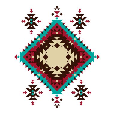 Vector Mexican Background. Ethnic Pattern. 