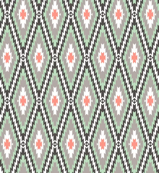 Vector Seamless Mexican Background Ethnic Pattern — Διανυσματικό Αρχείο