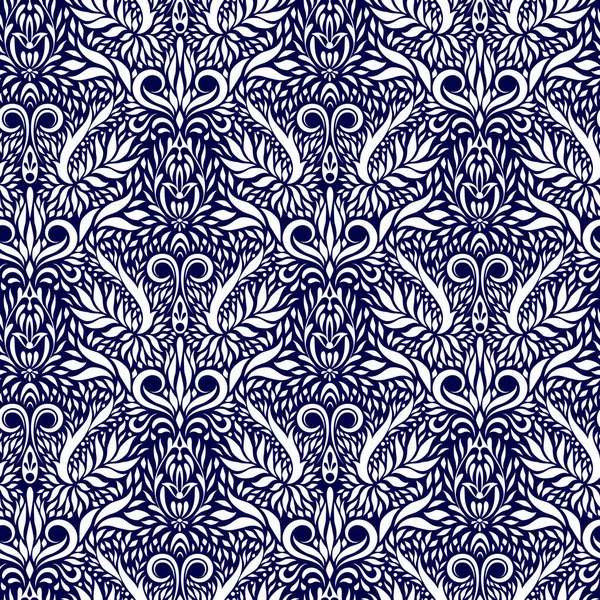 Vector Floral Seamless Oriental Pattern Origine Ethnique — Image vectorielle