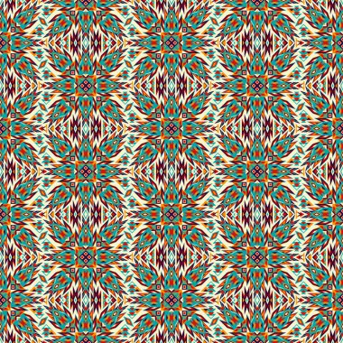 Kusursuz Meksika Geometrik Şablonu. Etnik Arkaplan