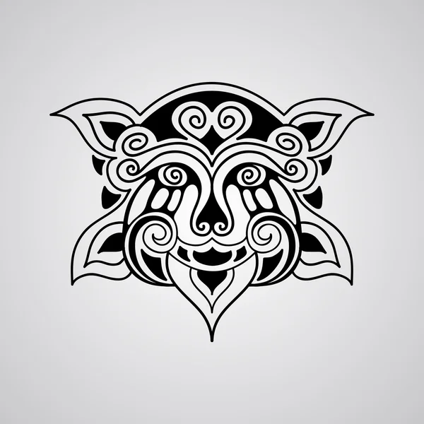 Bosquejo de tatuaje León — Vector de stock