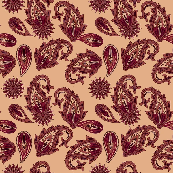 Fond paisley sans couture — Image vectorielle