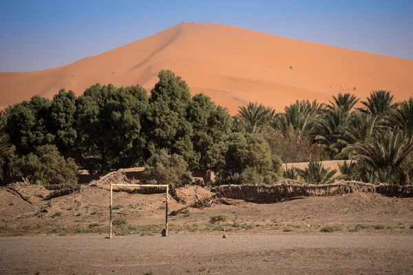 Оазис у Hassilabied, Chebbi ЕРГ, (Марокко) — стокове фото