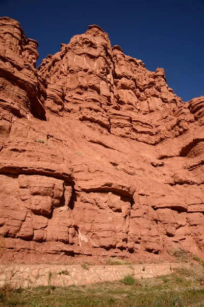 Schilderachtige landschap in Dades Gorges, Atlasgebergte, Marokko — Stockfoto