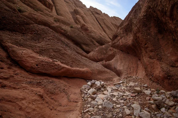 Schilderachtige landschap in Dades Gorges, Atlasgebergte, Marokko — Stockfoto