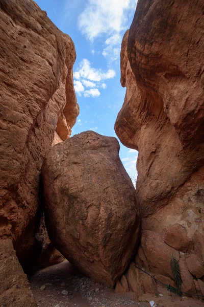 Schilderachtige landschap in Dades Gorges, Atlasgebergte, Marokko — Stockfoto