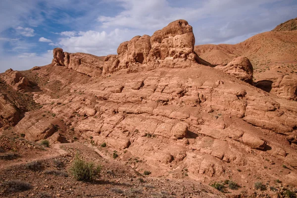 Schilderachtige landschap in Dades Gorges, Atlasgebergte, Marokko — Stockfoto