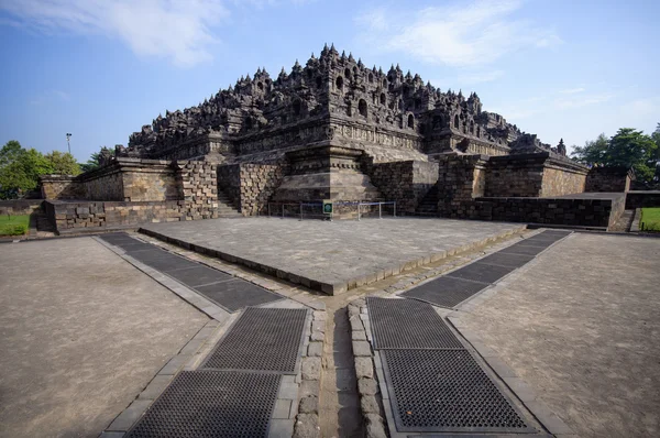 Borobudur神庙，爪哇，印度尼西亚. — 图库照片
