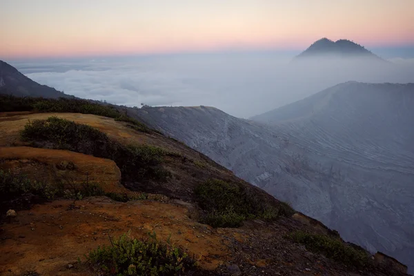 Ijen вулкана, куди ви плануєте поїхати в Індонезії — стокове фото