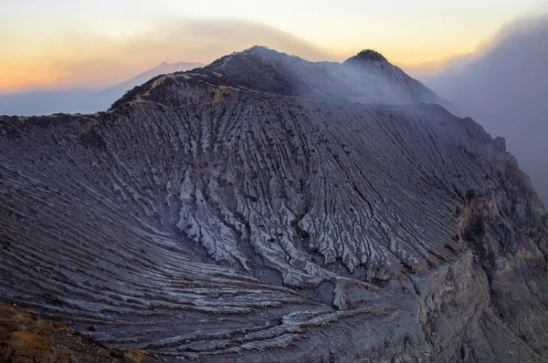 Ijen vulkaan, reisbestemming in Indonesië — Stockfoto