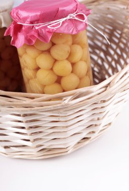 Meyve kompostosu kavanoz