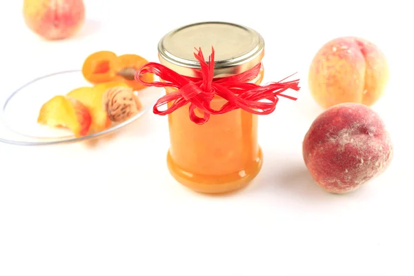 Peach and apricots — Stock Photo, Image