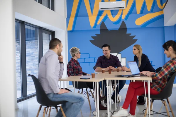 Startup business team on meeting — Stock Photo, Image