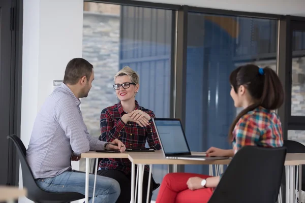 Startup business team on meeting — Stock Photo, Image