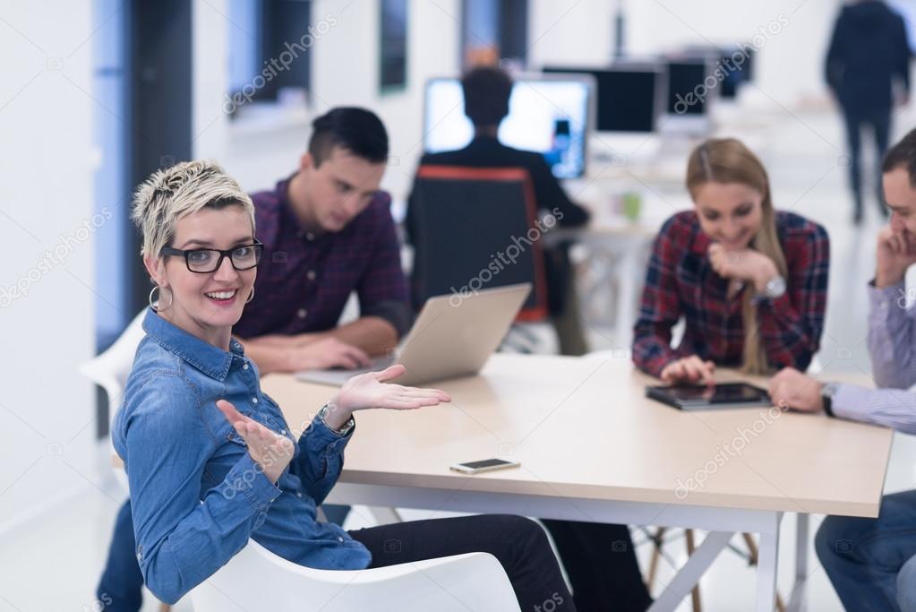 startup business team on meeting at modern office