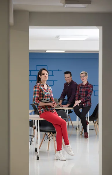 Equipe de negócios de inicialização na reunião — Fotografia de Stock