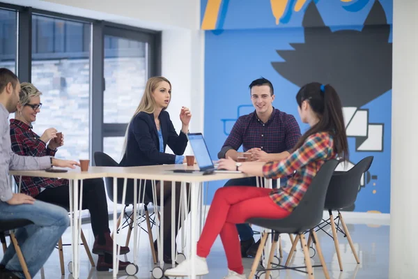 Startup business team on meeting — Stock Photo, Image