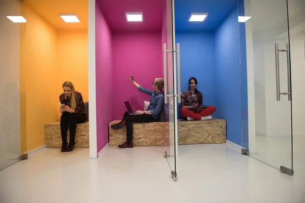 Group of business people in creative working  space — Stock Photo, Image