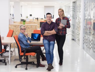 iş grup portre modern ofis
