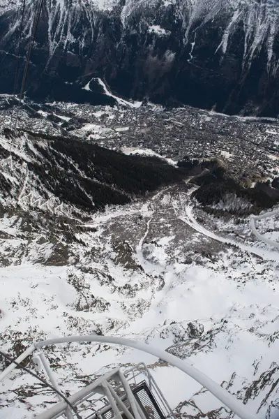 Berglandschaft der französischen Alpen — Stockfoto