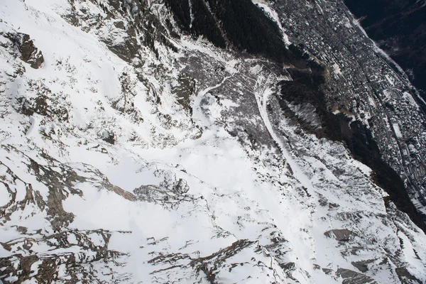 Franska alperna bergslandskap — Stockfoto