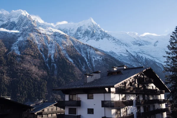 Alpes franceses paisagem de montanha — Fotografia de Stock