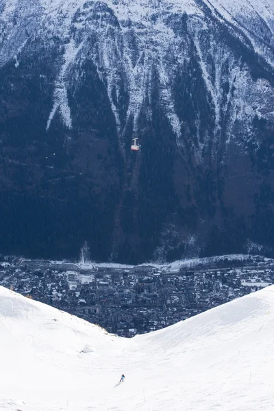 Francouzské Alpy horská krajina — Stock fotografie