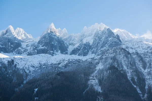 Berglandschaft der französischen Alpen — Stockfoto