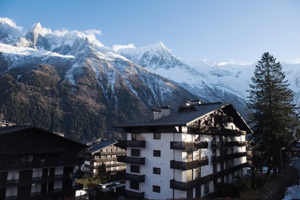 Alpes franceses paisagem de montanha — Fotografia de Stock