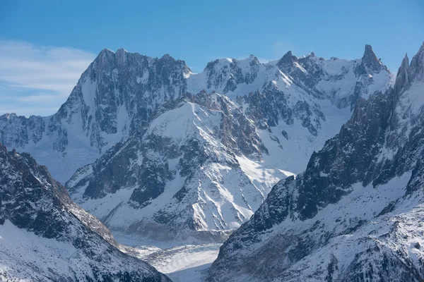 Berglandschaft der französischen Alpen — Stockfoto