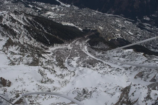 Alpi francesi paesaggio montano — Foto Stock