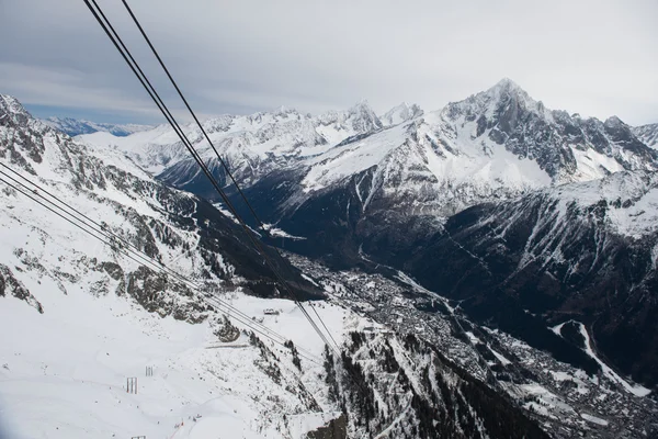 Franska alperna bergslandskap — Stockfoto