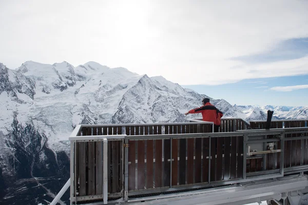 Alpes franceses paisagem de montanha — Fotografia de Stock