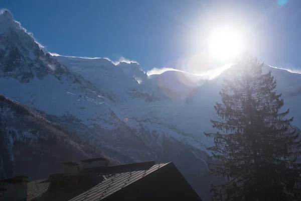 Alpes franceses paisaje de montaña —  Fotos de Stock