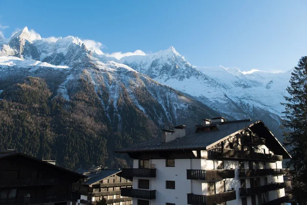 Francouzské Alpy horská krajina — Stock fotografie