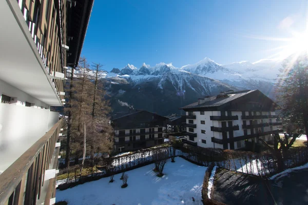 Alpes franceses paisagem de montanha — Fotografia de Stock