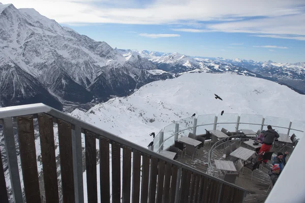 Franska alperna bergslandskap — Stockfoto