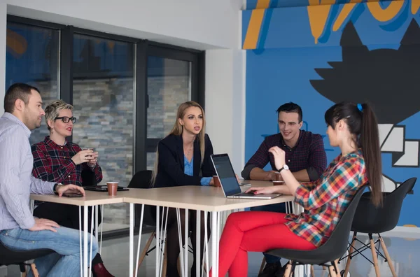 Startup business team on meeting — Stock Photo, Image