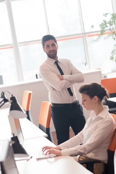 Business woman at  office — Stock Photo, Image