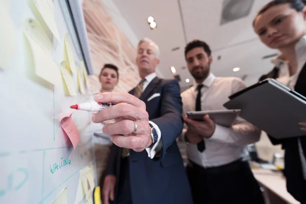 Affärsmän grupp brainstorming — Stockfoto