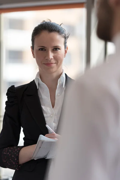 Young businesswoman portrait at office — Stock Photo, Image