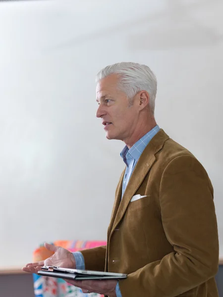 Portrait of handsome teacher — Stock Photo, Image