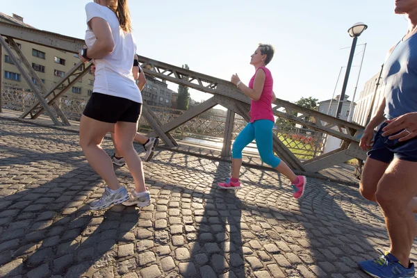 Menschen beim Joggen — Stockfoto